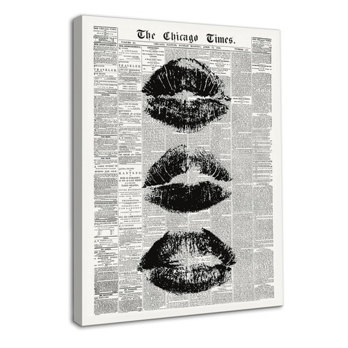 Vintage zeitung wandkunst - zeitung,