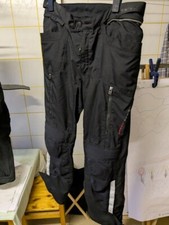 Motorradhose Damen, schwarz