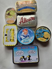 Ältere Blech Dosen mit Deckel. Verschiedene Dosen.