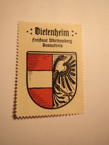 Dietenheim reklamemarke - dietenheim,