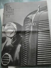 AUTO UNION Hausmitteilung 1939