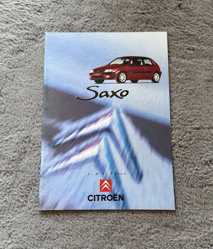 Citroen citroën saxo prospekt - citroën,