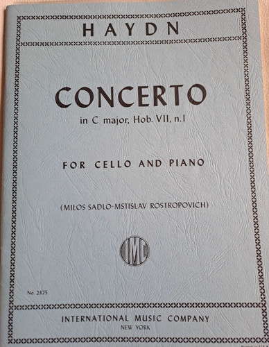Noten cello haydn - j.,