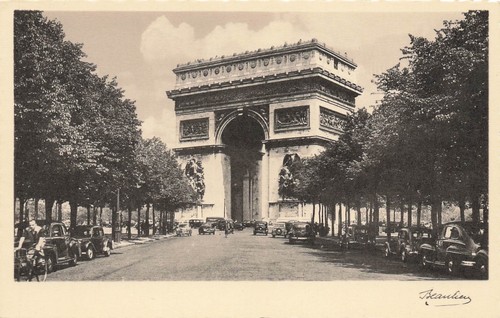 Paris arc de - ak,
