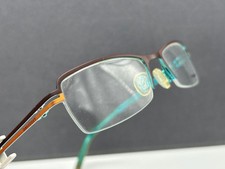 Davidoff Brille Herren braun blau eckig Halbrand  93009 NP:198€