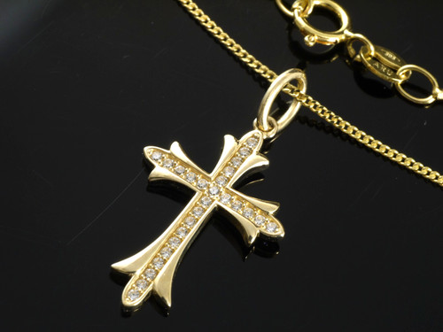 585 goldkette mit kleinem - mit,