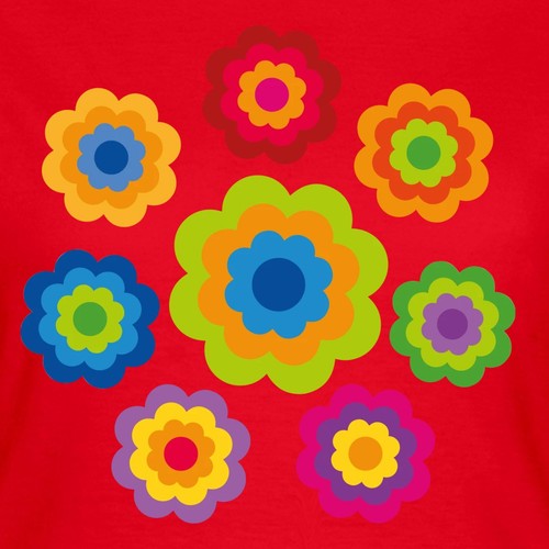 70er jahre hippie flower power - hippie,