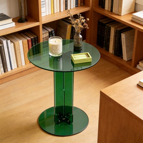 Acryl runde nachttisch - acryl,