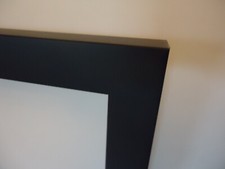 Bilderrahmen 40x60cm schwarz Holz Rahmen für Keilrahmen Leinwand geeignet