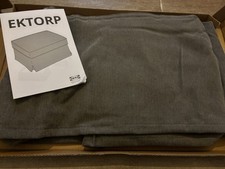 Ikea  EKTORP Bezug 206.259.59 Tallmyra Hocker HUSSE Fußhocker Neu