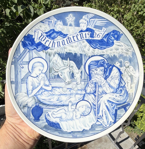 Kpm weihnachtsteller 1926 - kpm,