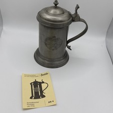 Vogel zinn krug bier mit - zinn,