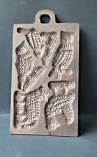 Backform für Spekulatius/Marzipan, historische Motive, Aluguss