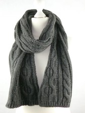 Kurt Kölln Schal Anthrazit grau Zopf Muster m Alpaka u Schurwolle Mützen im Shop