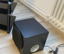 Subwoover Aktiv Bass,Holz schwarz, toller Effekt in Kombination mit Stereoanlage