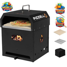 Holzbeheizter Pizzaofen 4-in-1