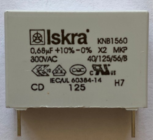 Iskra entstörkondensator - x,