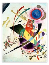 Poster Blauer Kreis - Wassily Kandinsky