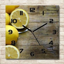 Wanduhr Echt-Glas-Küchenuhr