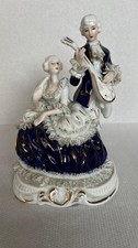 Porzellanfigur - Liebespaar im Rokoko Stil , handdekoriert