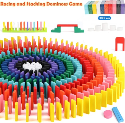 1000 stück dominosteine - stück, bunte
