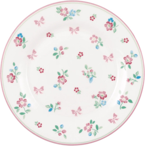 Greengate plate athea white - greengate,