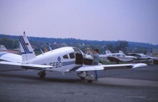 Dia D-EFBD Piper PA-28 Flugzeug 04/1991 Planespotter 35mm gerahmt M-O11-75