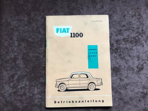 Betriebsanleitung fiat 2300 - betriebsanleitung,