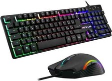 THE G-LAB Tastatur KRYPTON - Kabelgebundene Gaming-Tastatur und Maus