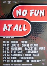 NO FUN AT ALL - 2009 - Plakat - Punk - In Concert - Low Rider Tour - Poster