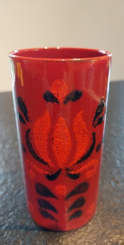 Vase emaille vintage - vase,