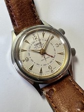 Oris Wrist Alarm Handaufzug Uhr , Wecker, Edelstahl-vergoldet, Ref.: 418-7451