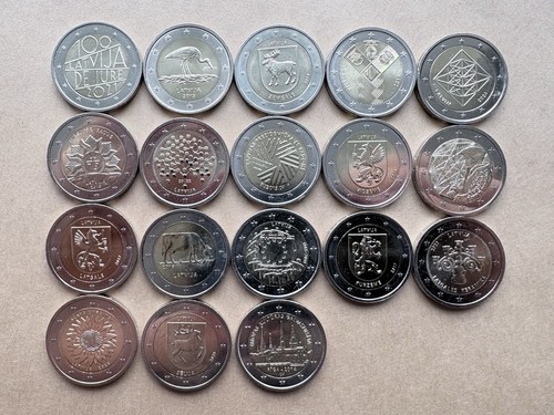 Euro lettland sammlung - 2,