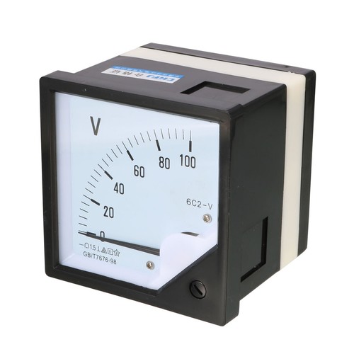 100v analog panel - dc, 0-100v