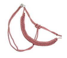 Fangschnur WH Musikmeister aluminium/rot Achselschnur Paradeschnur