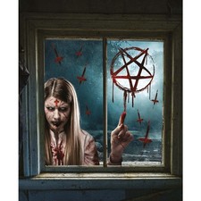 Besessene Frau Fensterfolie