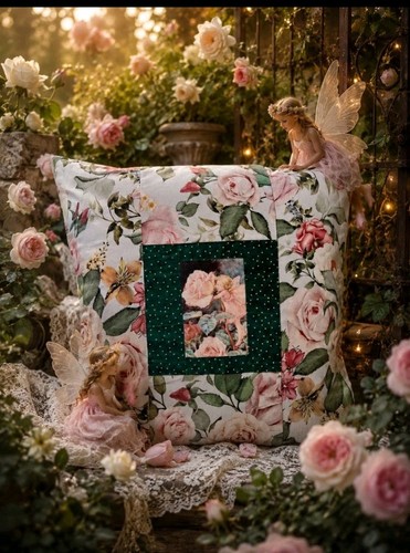 Rosen elfen kissenhülle - rosen,