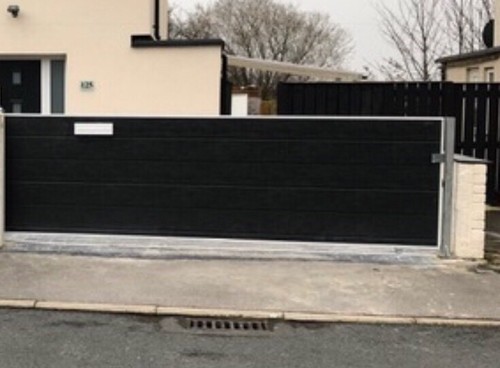 Moderne metall antriebstore - metall,