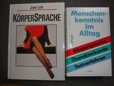 2 Bücher Körpersprache, Menschenkenntnis