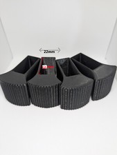 4 x Leiterfüße 50x22mm für Traverse Ersatzteil Außenschuh Gummifüße