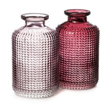 2er Set Glasflaschen "Jazz"