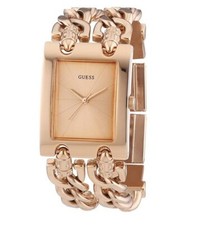 Guess® Damenuhr Heavy Metal " W0073L2 " – Roségold – UNBENUTZT