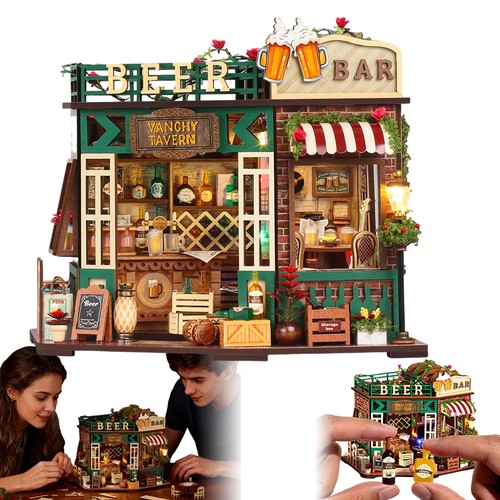 Miniatur pub haus diy - haus, holz