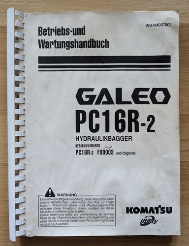 Komatsu galeo pc16r - komatsu,