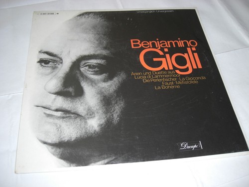 Benjamino gigli - benjamino,
