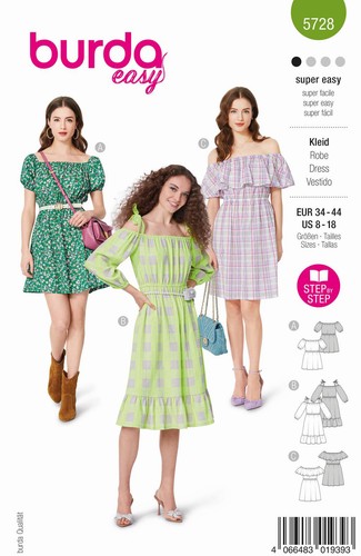 Schnittmuster sommerkleid mit - schnittmuster,