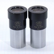 2x Zeiss Mikroskop Okular * Okularpaar Kpl-W 12,5x Brille * 23,2 mm * eye piece