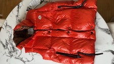 Moncler Weste in Gr 36 Orange