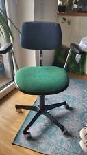 Bürostuhl in grün, blau Vintage true vintage, 70er Jah
