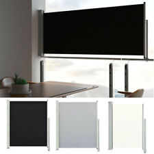 Seitenmarkise Ausziehbar Windschutz Sichtschutz Sonnenschutz Balkon Markise Neu